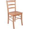image:imageWinsome Benjamin Ladder Back Chair Set of 2 Walnut  Classic Backed Kitchen amp Dining Room Chairs Simple amp Elegant Home Seating Solution Great for Office Hallway BedroomLight Oak