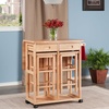 image:imageWinsome Burnett SpaceSaver Table Set with 2 TuckAway Stools 33 High 30 Wide NaturalBeech
