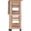 image:imageWinsome Burnett SpaceSaver Table Set with 2 TuckAway Stools 33 High 30 Wide NaturalBeech