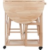 image:imageWinsome Burnett SpaceSaver Table Set with 2 TuckAway Stools 33 High 30 Wide NaturalNatural