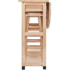 image:imageWinsome Burnett SpaceSaver Table Set with 2 TuckAway Stools 33 High 30 Wide NaturalNatural