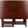 image:imageWinsome Clara Foldable Dining Table 47 Wide 30 High Walnut