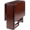 image:imageWinsome Clara Foldable Dining Table 47 Wide 30 High Walnut