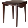 image:imageWinsome Clayton Round Double Drop Leaf Dining Table  Sturdy amp Stylish Foldable Table for Eating amp Working in Kitchen Dining Room Classic Home Decor FurnitureSolid