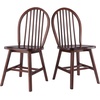 image:imageWinsome Dawson 3Pc Drop Leaf Table with Windsor Chairs Walnut Finish
