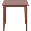 image:imageWinsome Groveland Wooden Square Dining Table Walnut 29  Practical amp Elegant Table for Eating Study Work Sturdy Furniture for Kitchen Dining Room Office EntrywayWalnut