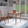 image:imageWinsome Groveland Wooden Square Dining Table Walnut 29  Practical amp Elegant Table for Eating Study Work Sturdy Furniture for Kitchen Dining Room Office EntrywayLight Oak