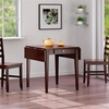 image:imageWinsome Hamilton Double Drop Leaf Dining Table with Drawer for Dining Room 29 Walnut