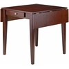 image:imageWinsome Hamilton Double Drop Leaf Dining Table with Drawer for Dining Room 29 Walnut