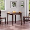 image:imageWinsome Hamilton Double Drop Leaf Dining Table with Drawer for Dining Room 29 Walnut