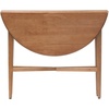 image:imageWinsome Hannah Double Drop Leaf Dining Table Light Oak 29  Sturdy amp Space Saving Fold Down Dinner Table Convenient Kitchen amp Dining Room Furniture for Eating Crafts Study WorkCasual