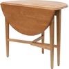 image:imageWinsome Hannah Double Drop Leaf Dining Table Light Oak 29  Sturdy amp Space Saving Fold Down Dinner Table Convenient Kitchen amp Dining Room Furniture for Eating Crafts Study WorkCasual