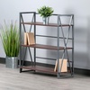 image:imageWinsome Isa 5Tier Shelf Graphite and WalnutWalnutGraphite