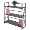 image:imageWinsome Isa 5Tier Shelf Graphite and WalnutWalnutGraphite