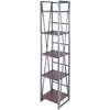 image:imageWinsome Isa 5Tier Shelf Graphite and WalnutWalnutGraphite