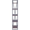 image:imageWinsome Isa 5Tier Shelf Graphite and WalnutWalnutGraphite