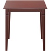 image:imageWinsome Kingsgate Dining Table Walnut 29  Sturdy amp Stylish Rectangular Table for Eating amp Working in Office Kitchen Dining Room Classic Home Decor Furniture