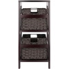 image:imageWinsome Leo 3Tiered Ladder Shelves Modern amp Practical Open Display Bookshelves for Living Room Den Office Bedroom Functional Home Decor Furniture2 Tier Narrow