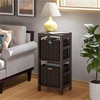 image:imageWinsome Leo 3Tiered Ladder Shelves Modern amp Practical Open Display Bookshelves for Living Room Den Office Bedroom Functional Home Decor Furniture2 Tier Narrow