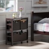 image:imageWinsome Leo 3Tiered Ladder Shelves Modern amp Practical Open Display Bookshelves for Living Room Den Office Bedroom Functional Home Decor Furniture2 Tier  3 Baskets