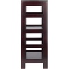 image:imageWinsome Leo 3Tiered Ladder Shelves Modern amp Practical Open Display Bookshelves for Living Room Den Office Bedroom Functional Home Decor Furniture2 Tier Narrow