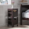 image:imageWinsome Leo 3Tiered Ladder Shelves Modern amp Practical Open Display Bookshelves for Living Room Den Office Bedroom Functional Home Decor Furniture2 Tier Narrow