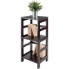 image:imageWinsome Leo 3Tiered Ladder Shelves Modern amp Practical Open Display Bookshelves for Living Room Den Office Bedroom Functional Home Decor Furniture2 Tier Narrow