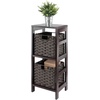 image:imageWinsome Leo 3Tiered Ladder Shelves Modern amp Practical Open Display Bookshelves for Living Room Den Office Bedroom Functional Home Decor Furniture2 Tier Narrow