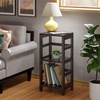 image:imageWinsome Leo 3Tiered Ladder Shelves Modern amp Practical Open Display Bookshelves for Living Room Den Office Bedroom Functional Home Decor Furniture2 Tier Narrow