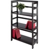 image:imageWinsome Leo 3Tiered Ladder Shelves Modern amp Practical Open Display Bookshelves for Living Room Den Office Bedroom Functional Home Decor Furniture3 Tier Wide