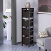 image:imageWinsome Leo 3Tiered Ladder Shelves Modern amp Practical Open Display Bookshelves for Living Room Den Office Bedroom Functional Home Decor Furniture4 Tier Narrow