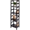 image:imageWinsome Leo 3Tiered Ladder Shelves Modern amp Practical Open Display Bookshelves for Living Room Den Office Bedroom Functional Home Decor Furniture4 Tier Narrow