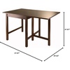 image:imageWinsome Lynden Drop Leaf Dining Table for Dining Room 30 Walnut