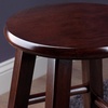 image:imageWinsome Lynnwood Extendable High Dining Table with 2 Round Stools 35 High 39 Wide Walnut