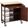 image:imageWinsome Marissa Kitchen Cart Walnut