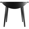 image:imageWinsome Moreno Round Double Drop Leaf Dining Table for Dining Room Apartment 37 Black