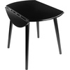 image:imageWinsome Moreno Round Double Drop Leaf Dining Table for Dining Room Apartment 37 Black
