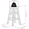 image:imageWinsome Obsidian 3Piece Pub Table Set