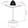image:imageWinsome Obsidian 3Piece Pub Table Set