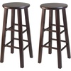image:imageWinsome Parkland 3Pc High Dining Table with 2 Square Leg Bar Stools Walnut