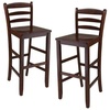 image:imageWinsome Parkland 3Pc High Table with 29 Ladder Back Stool