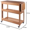 image:imageWinsome Radley Kitchen Cart Light OakLight Wood