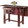 image:imageWinsome Taylor Drop Leaf Table with Wide Drawer for Dining Room 29 WalnutSolid