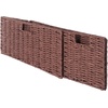 image:imageWinsome Tessa 3Pc Foldable Woven Rope Basket Set Walnut3Basket Mix