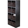 image:imageWinsome Timothy Shelving small BlackBlack  Chocolate