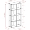 image:imageWinsome Timothy Shelving small BlackBlack  Chocolate