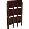 image:imageWinsome Torino 3Pc Folding Bookcase wFabric Baskets WalnutBlack 94395