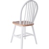 image:imageWinsome Windsor 2Piece Chair Set Natural  Classic Ladder Backed Kitchen amp Dining Room Chairs Simple Elegant Home Seating Solution Great for Office Hallway BedroomNatural  White