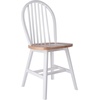 image:imageWinsome Windsor 2Piece Chair Set Natural  Classic Ladder Backed Kitchen amp Dining Room Chairs Simple Elegant Home Seating Solution Great for Office Hallway BedroomNatural  White
