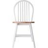 image:imageWinsome Windsor 2Piece Chair Set Natural  Classic Ladder Backed Kitchen amp Dining Room Chairs Simple Elegant Home Seating Solution Great for Office Hallway BedroomNatural  White